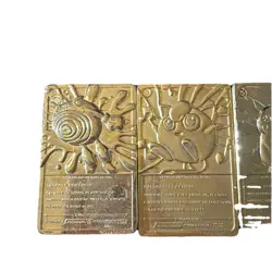 1999 Burger King Gold-Plated Pokemon Cards - Set of 4 - Image 4