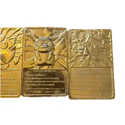 1999 Burger King Gold-Plated Pokemon Cards - Set of 4 - Image 5