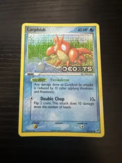 Pokemon Corphish 57/107 Deoxys Reverse Holo Rare LP Single Trading Card - Image 1