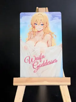 Shinobu Metal Card Sexy Doujin Waifu Girl Anime Card - Image 2