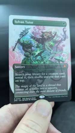 1x Sylvan Tutor Borderless NM - Bloomburrow BLB EDH Magic MTG x1 - Image 1