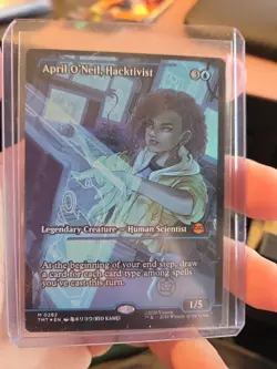 April O'Neil, Hacktivist (0282) (Showcase) Teenage Mutant Ninja Turtles Foil - Image 1