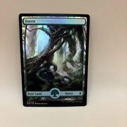 MTG - Battle for Zendikar -Forest (270) #270/274 Full Art Foil - NM - Image 1