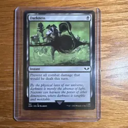 Wizards of the Coast Darkness Instant Common Black 197 Warhammer 40K - Image 1