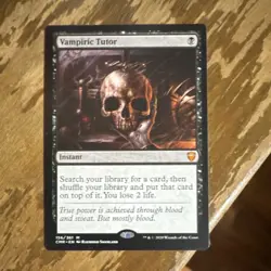 Wizards of the Coast Vampiric Tutor Commander Legends Instant Black Mythic Regu… - Image 1