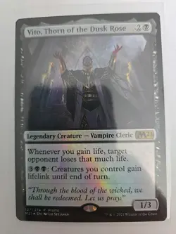 Vito, Thorn of the Dusk Rose - 127/274 - Magic Core Set 2021 - Promo Foil NM/M - Image 1