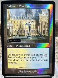 Hallowed Fountain - SERIALIZED 252/500 - Ravnica Remastered, #404 Rare, NM #ML - Image 1