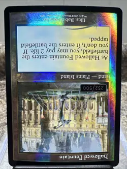 Hallowed Fountain - SERIALIZED 252/500 - Ravnica Remastered, #404 Rare, NM #ML - Image 2