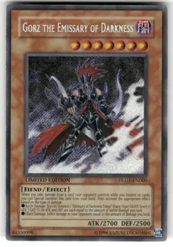 Gorz the Emissary of Darkness Secret Rare Dark Legends DLG1-EN000 LP - Image 1