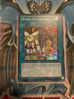 Yugioh Wind-Up Factory GENF-EN054 Super Rare 1st Edition LP - Image 1