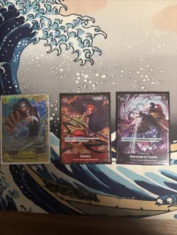 Shanks, Teach And Op12 Kuma Bundle -One Piece Promotion Cards Foil - Image 1