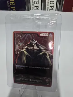 Edward Newgate Leader OP02-001 Alt Art One Piece TCG Four Emperors Special Goods - Image 1