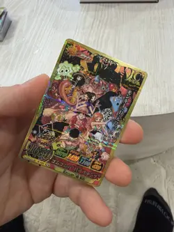 Monkey D Luffy IC-PJ13 FOIL One Piece Data Carddass One Py Berry Match CCG LP - Image 1