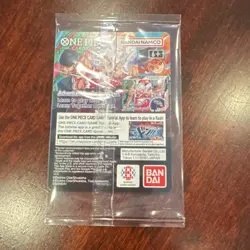 Bandai One Piece CCG Monkey D. Luffy Promo Holo 5000 Power Card P-055 US Voyage - Image 2