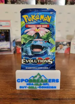 Pokemon TCG XY Evolutions Booster Pack Venusaur Art Sealed 10 Cards Pokemon X Y - Image 1