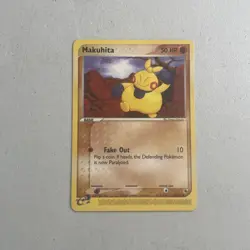 Pokemon TCG 2003 EX Ruby and Sapphire Card -- Makuhita 58/109 - Image 1