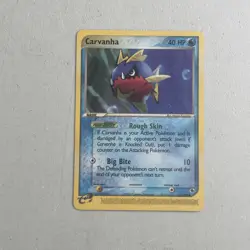 Pokemon TCG 2003 EX Ruby and Sapphire Card -- Carvanha 51/109 - Image 1