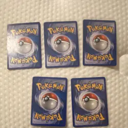 Pokemon Furret Card Lot Team Rocket Regular Holo English Nintendo 5 Cards - Image 2