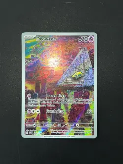 Drowzee 210/198 SV Base Set Holo Illustration Rare IR Ultra Pokemon Card ZZ1 - Image 2