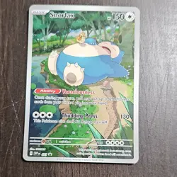 Pokemon Snorlax Promo Holo 051 SV: Scarlet & Violet Promo Cards 150 HP - Image 1