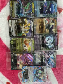 Pokemon TCG Holo Card Lot Rayquaza, Kyogre, and sealed promo cards - Image 1