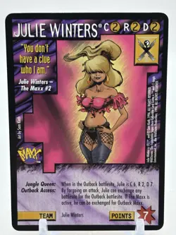 Wildstorms CCG Julie Winters The Maxx Rare Card Sam Keith Image Universe Comics - Image 1