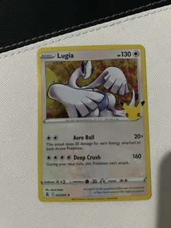 Pokemon Card Lugia 022/025 Holo Rare Celebrations 25th anniversary TCG Near Mint - Image 2