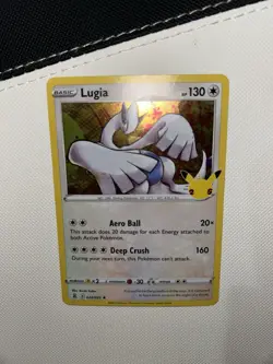 Pokemon Card Lugia 022/025 Holo Rare Celebrations 25th anniversary TCG Near Mint - Image 4