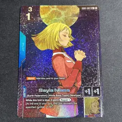 Sayla Mass GD01-087 R+ | ENGLISH | Gundam Card Game, Newtype Rising NM - Image 1