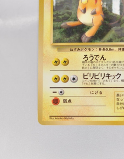 Pokemon card Raichu No.026 Old Back Glossy Vending Series 2 Japanese MP - Image 5