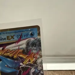M Blastoise EX Holo 22/108 XY - Evolutions Ultra Rare Pokemon Card LP - Image 4
