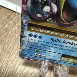 M Blastoise EX Holo 22/108 XY - Evolutions Ultra Rare Pokemon Card LP - Image 5