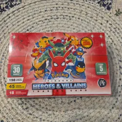 New PIKACHU Cosplay 2 HEROES & VILLAINS Cards Box 30 Packs US SELLER - Image 1