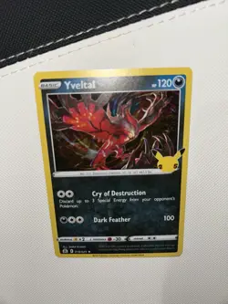 Pokemon Card Yveltal 019/025 Holo Rare Celebrations 25th anniversary TCG Near M - Image 3
