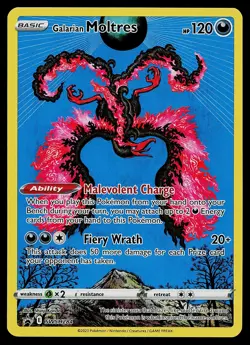 Pokemon Card - Galarian Moltres Sword & Shield Promo SWSH284 Holo - Image 1