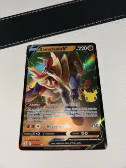 Pokemon Card Zamazenta V 018/025 Ultra Rare Celebrations 25th AnniversaryTCG NM - Image 3
