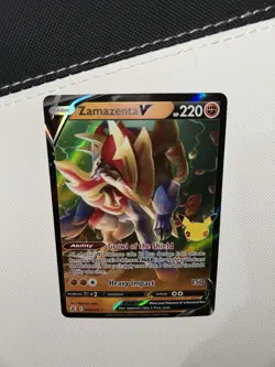 Pokemon Card Zamazenta V 018/025 Ultra Rare Celebrations 25th AnniversaryTCG NM - Image 4