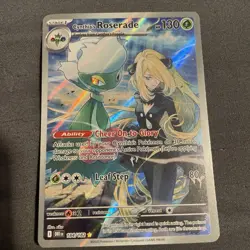 Pokemon TCG Cynthia's Roserade Holo Card 184/182 Sv10: Destined Rivals - Image 1