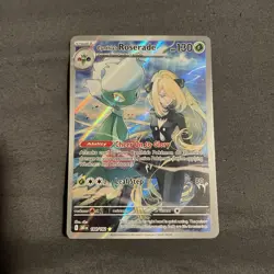 Pokemon TCG Cynthia's Roserade Holo Card 184/182 Sv10: Destined Rivals - Image 2
