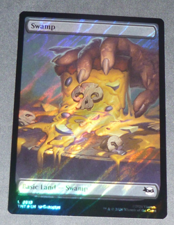 Swamp (Surge Foil) 0312 TMT [Teenage Mutant Ninja Turtles] TMNT MTG MINT 💀 - Image 1