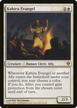 1x Kabira Evangel - NM English MTG - Zendikar - Image 1