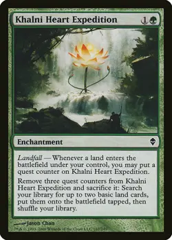 1x Khalni Heart Expedition - NM English MTG - Zendikar - Image 1