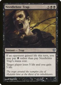 1x Needlebite Trap - NM English MTG - Zendikar - Image 1