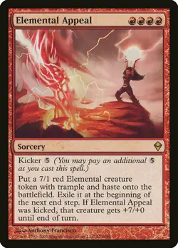 1x Elemental Appeal - NM English MTG - Zendikar - Image 1