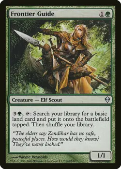 1x Frontier Guide - NM English MTG - Zendikar - Image 1
