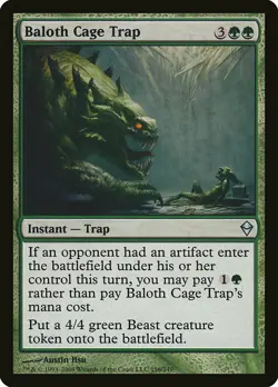1x Baloth Cage Trap - NM English MTG - Zendikar - Image 1