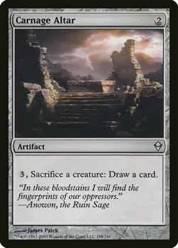 1x Carnage Altar - NM English MTG - Zendikar - Image 1
