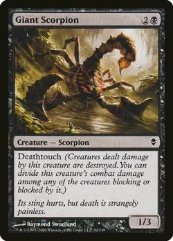 1x Giant Scorpion - NM English MTG - Zendikar - Image 1