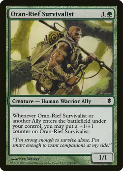 1x Oran-Rief Survivalist - NM English MTG - Zendikar - Image 1