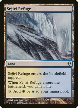 1x Sejiri Refuge - NM English MTG - Zendikar - Image 1